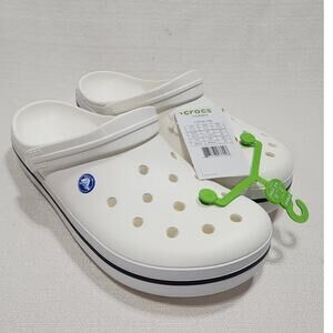 Crocs white clog men's size 12 NWT